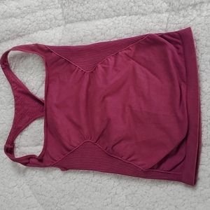 Free People Good Karma Long Tank Sun Beam Purple